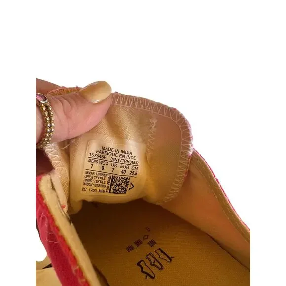 CONVERSE All Star Hot Pink Chuck Taylor Low Top Size 9 Womens - Picture 7 of 8